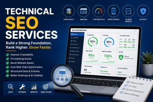 Technical SEO Services for improving website crawlability, indexing, Core Web Vitals, and AI visibility.